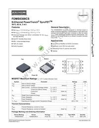 FDMS0308CS Datasheet Cover