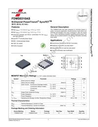 FDMS0310AS Datasheet Page 2
