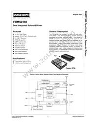 FDMS2380 Datasheet Cover