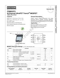 FDMS2572 Datasheet Page 2