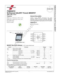 FDMS2672 Datasheet Page 2