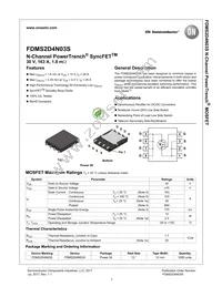 FDMS2D4N03S Datasheet Cover