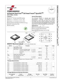 FDMS3006SDC Datasheet Page 2