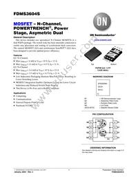 FDMS3604S Datasheet Cover