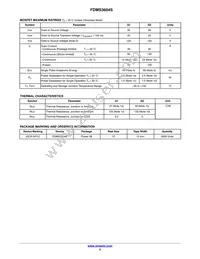 FDMS3604S Datasheet Page 2