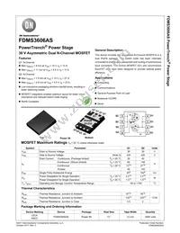 FDMS3606AS Datasheet Cover