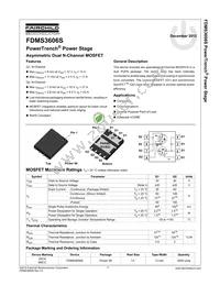 FDMS3606S Datasheet Page 2