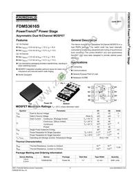 FDMS3616S Datasheet Cover