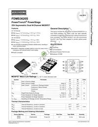 FDMS3620S Datasheet Page 2