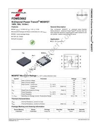 FDMS3662 Datasheet Page 2