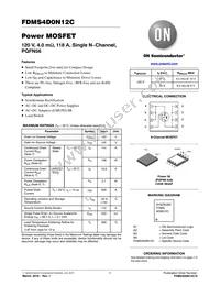 FDMS4D0N12C Datasheet Cover