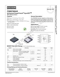 FDMS7660AS Datasheet Page 2