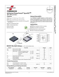FDMS8023S Datasheet Page 2