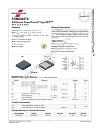 FDMS8027S Datasheet Page 2