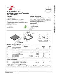 FDMS8050ET30 Datasheet Page 2
