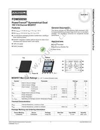 FDMS8090 Datasheet Page 2