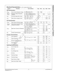 FDMS8095AC Datasheet Page 3