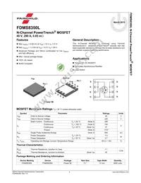 FDMS8350L Datasheet Page 2