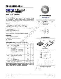 FDMS8350LET40 Datasheet Cover