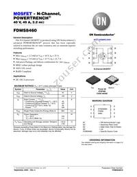 FDMS8460 Datasheet Cover