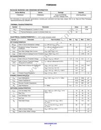 FDMS8460 Datasheet Page 2