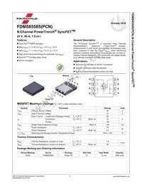 FDMS8558S Datasheet Page 2