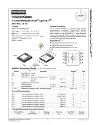 FDMS8558SDC Datasheet Page 2