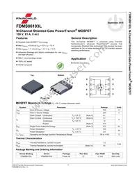 FDMS86103L Datasheet Page 2