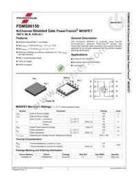 FDMS86150 Datasheet Page 2