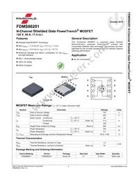 FDMS86201 Datasheet Page 2
