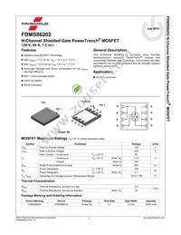 FDMS86202 Datasheet Page 2