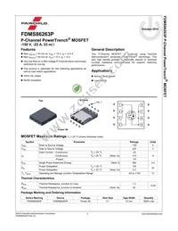 FDMS86263P Datasheet Page 2