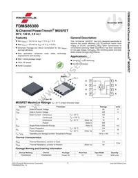 FDMS86300 Datasheet Page 2