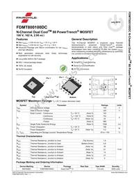 FDMT800100DC Datasheet Page 2