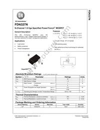 FDN327N Datasheet Cover