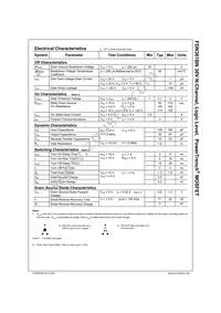 FDN361BN Datasheet Page 3