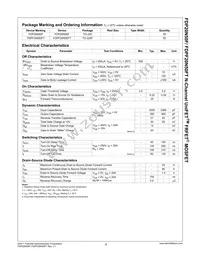 FDP20N50F Datasheet Page 3