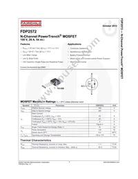 FDP2572 Datasheet Page 2