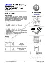 FDPC5030SG Datasheet Cover