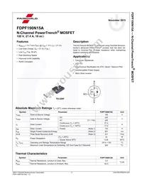 FDPF190N15A Datasheet Page 2