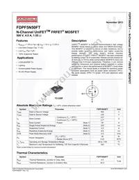 FDPF5N50FT Datasheet Page 2