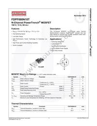 FDPF680N10T Datasheet Page 2