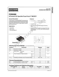 FDR6580 Datasheet Cover