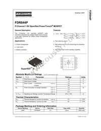 FDR844P Datasheet Cover