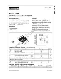 FDS2170N3 Datasheet Cover