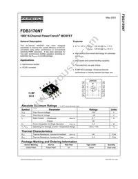 FDS3170N7 Datasheet Cover