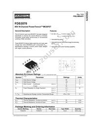 FDS3570 Datasheet Cover