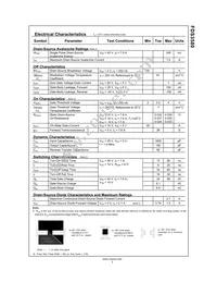 FDS3580 Datasheet Page 2