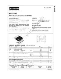 FDS3590 Datasheet Page 2
