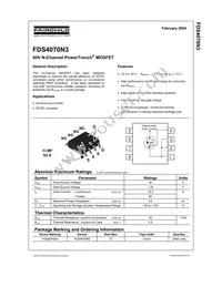 FDS4070N3 Datasheet Cover
